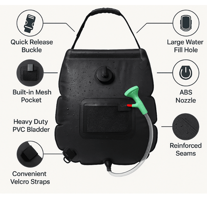 WildAway™ - Portable Shower Bag